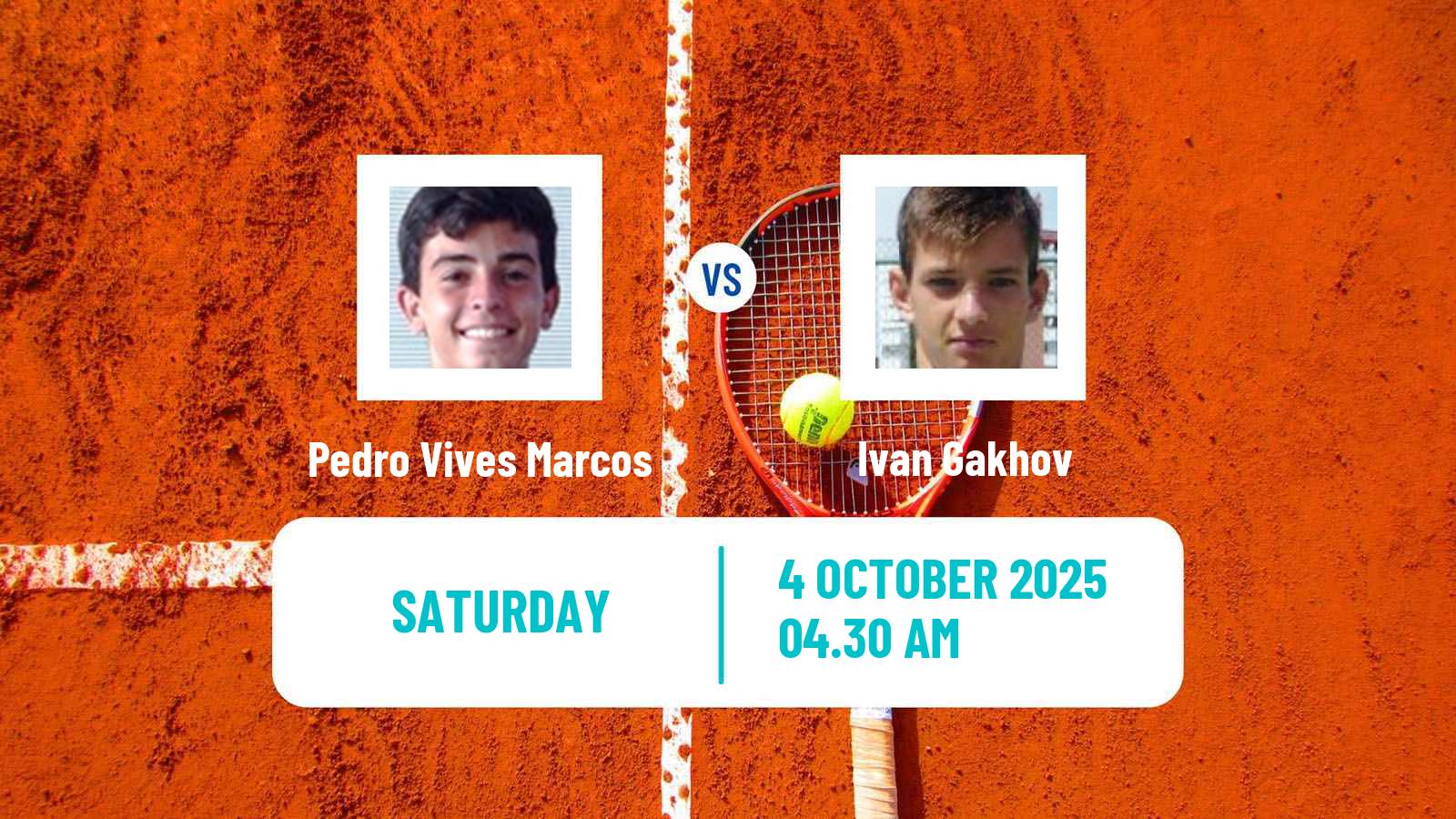 Tennis ITF M25 Zaragoza Men Pedro Vives Marcos - Ivan Gakhov