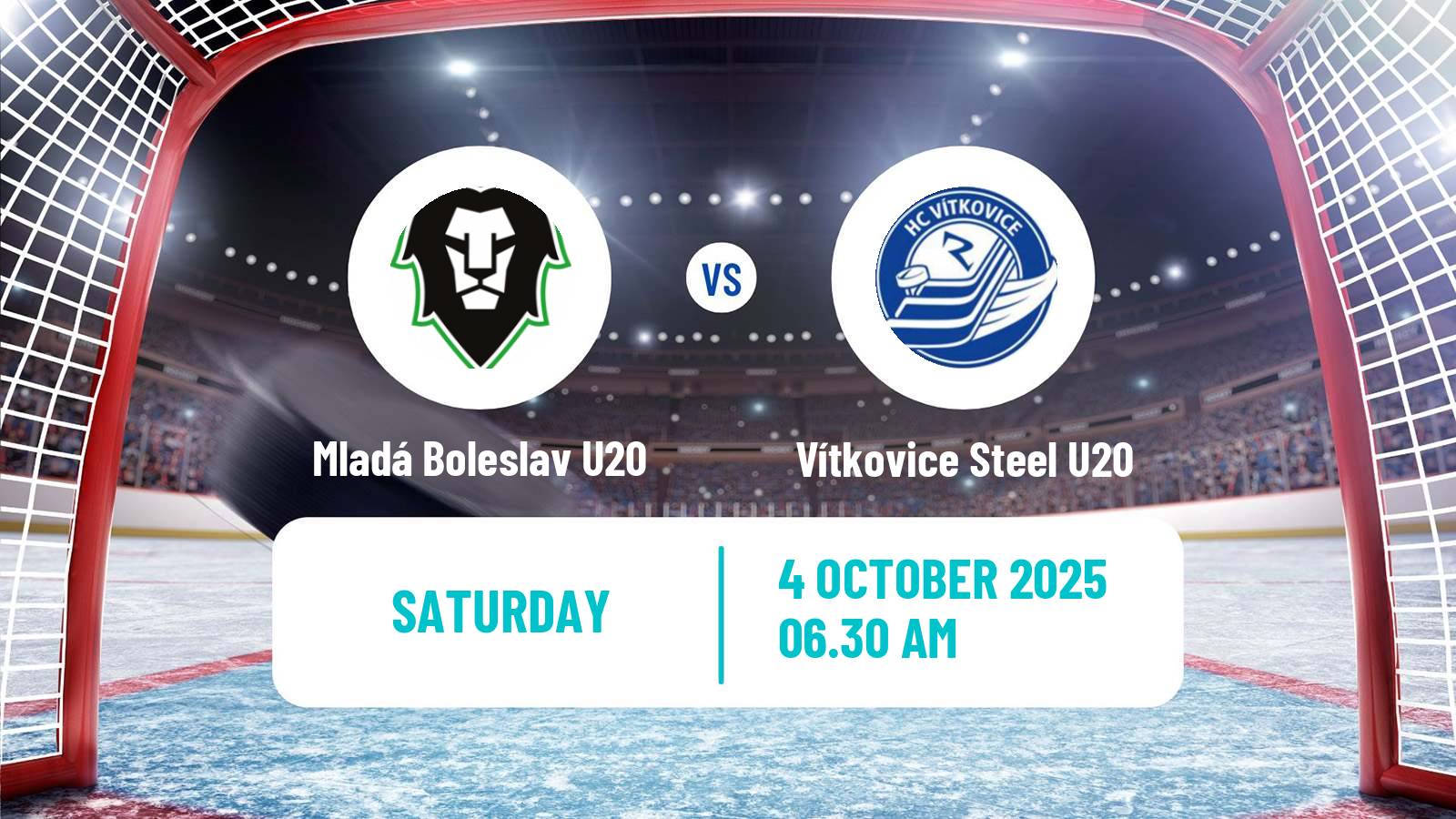 Hockey Czech ELJ Mladá Boleslav U20 - Vítkovice Steel U20
