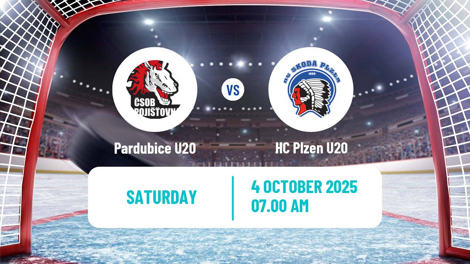 Hockey Czech ELJ Pardubice U20 - Plzen U20