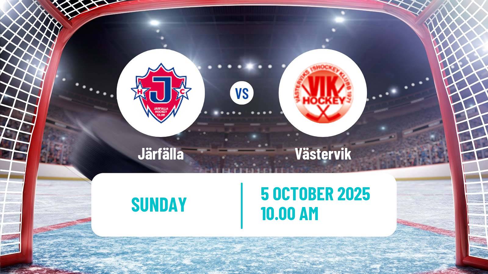 Hockey Swedish HockeyEttan Sodra Järfälla - Västervik