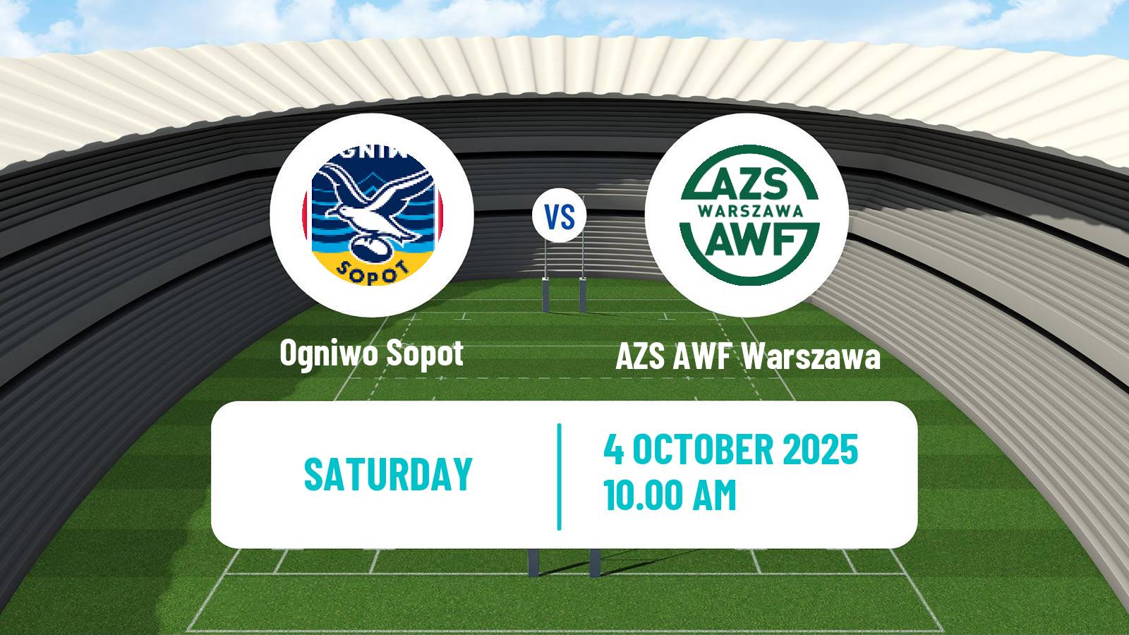 Rugby union Polish Ekstraliga Rugby Ogniwo Sopot - AZS AWF Warszawa