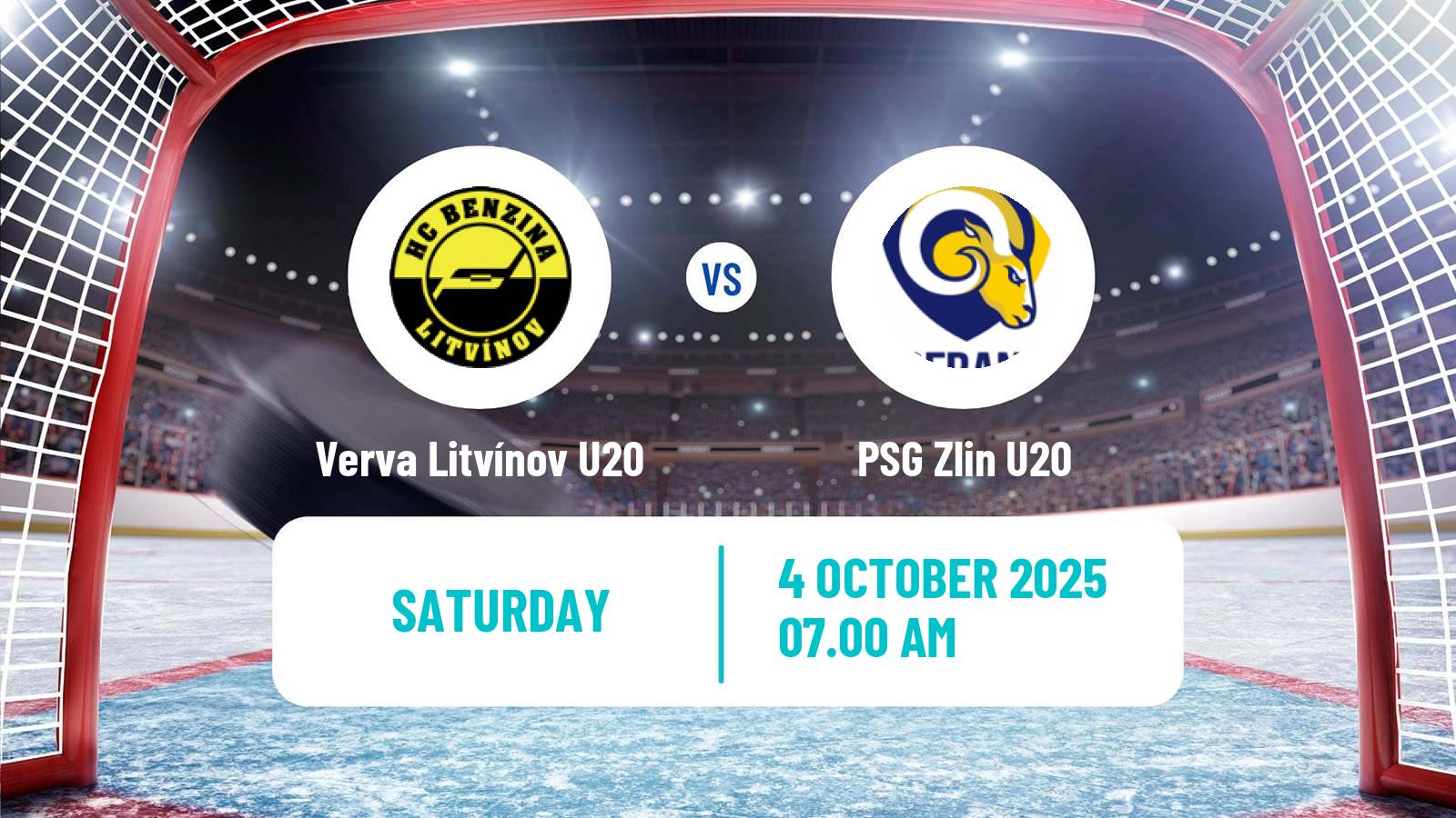 Hockey Czech ELJ Verva Litvínov U20 - Zlin U20