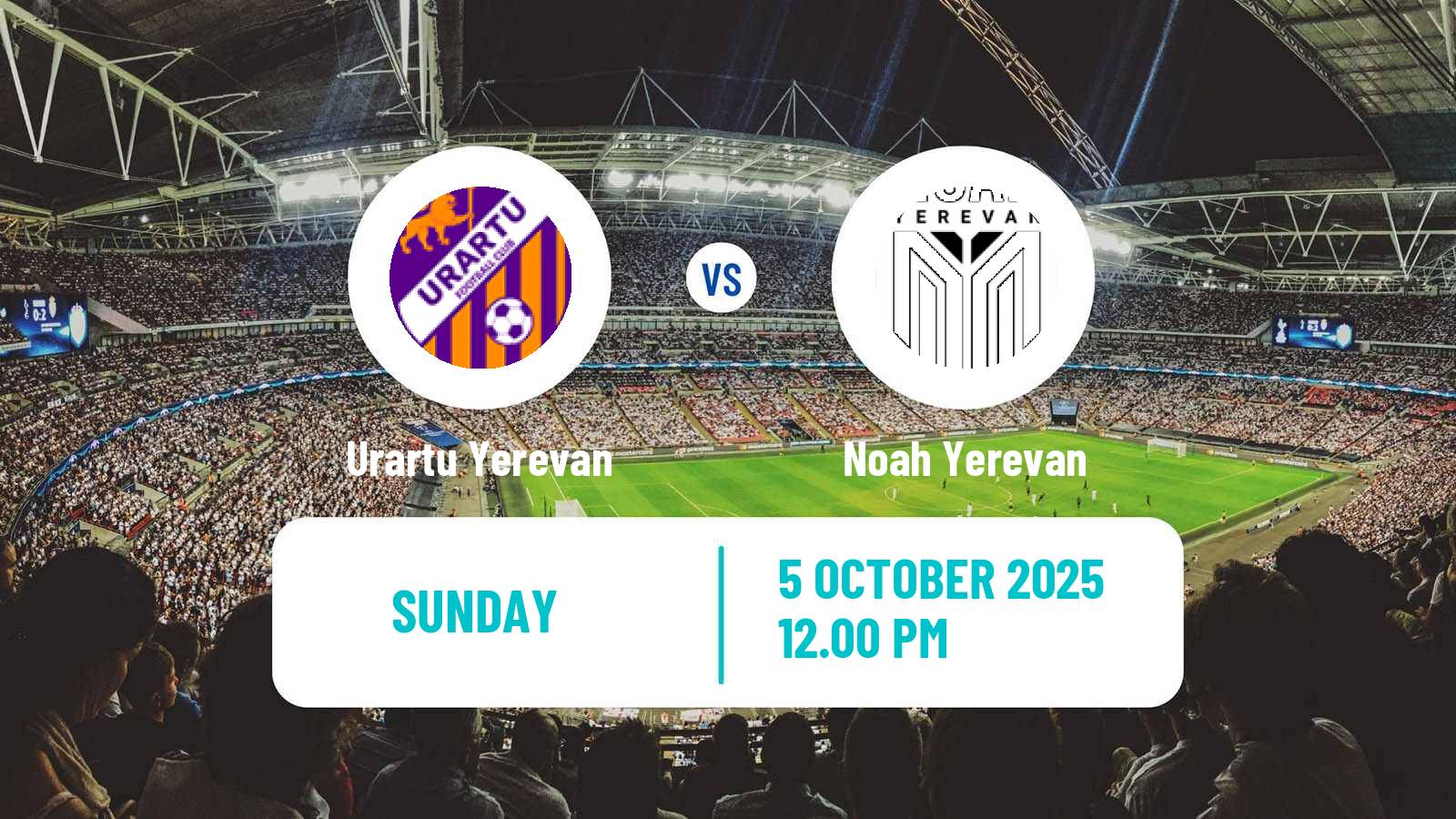Soccer Armenian Premier League Urartu Yerevan - Noah Yerevan