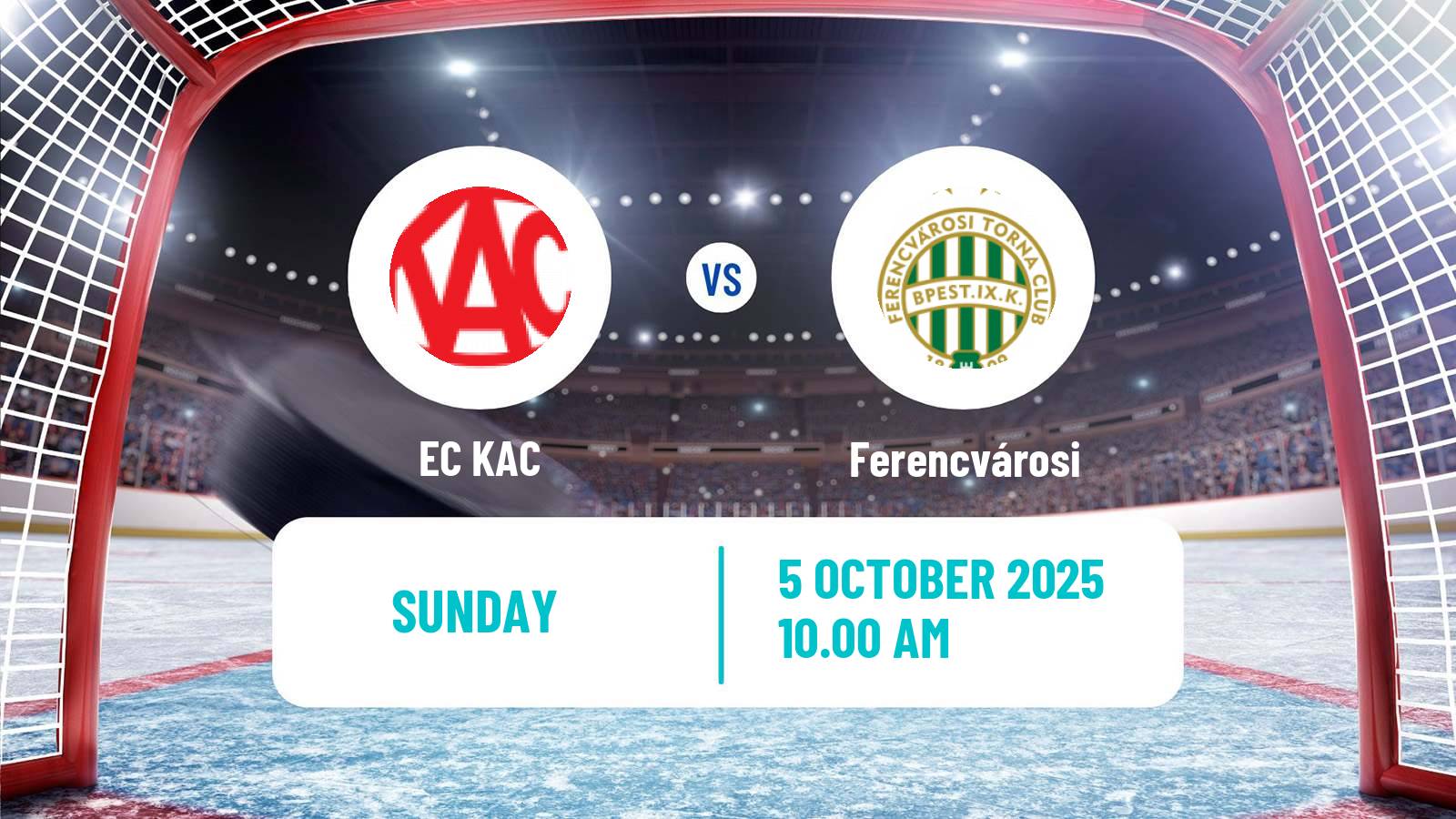Hockey Austrian Ice Hockey League EC KAC - Ferencvárosi