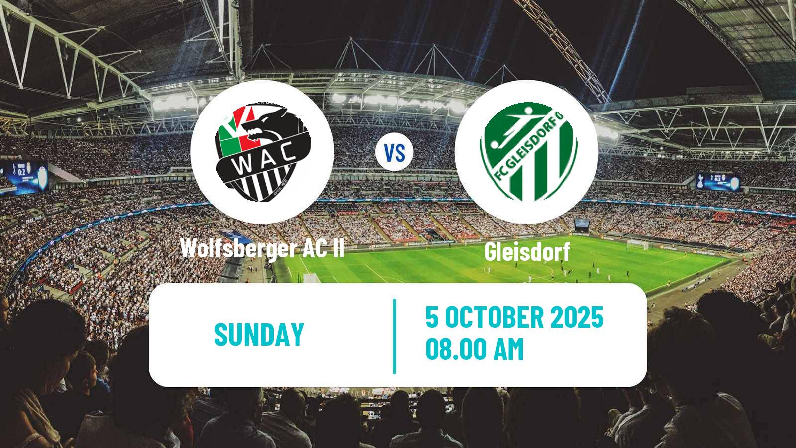 Soccer Austrian Regionalliga Central Wolfsberger AC II - Gleisdorf