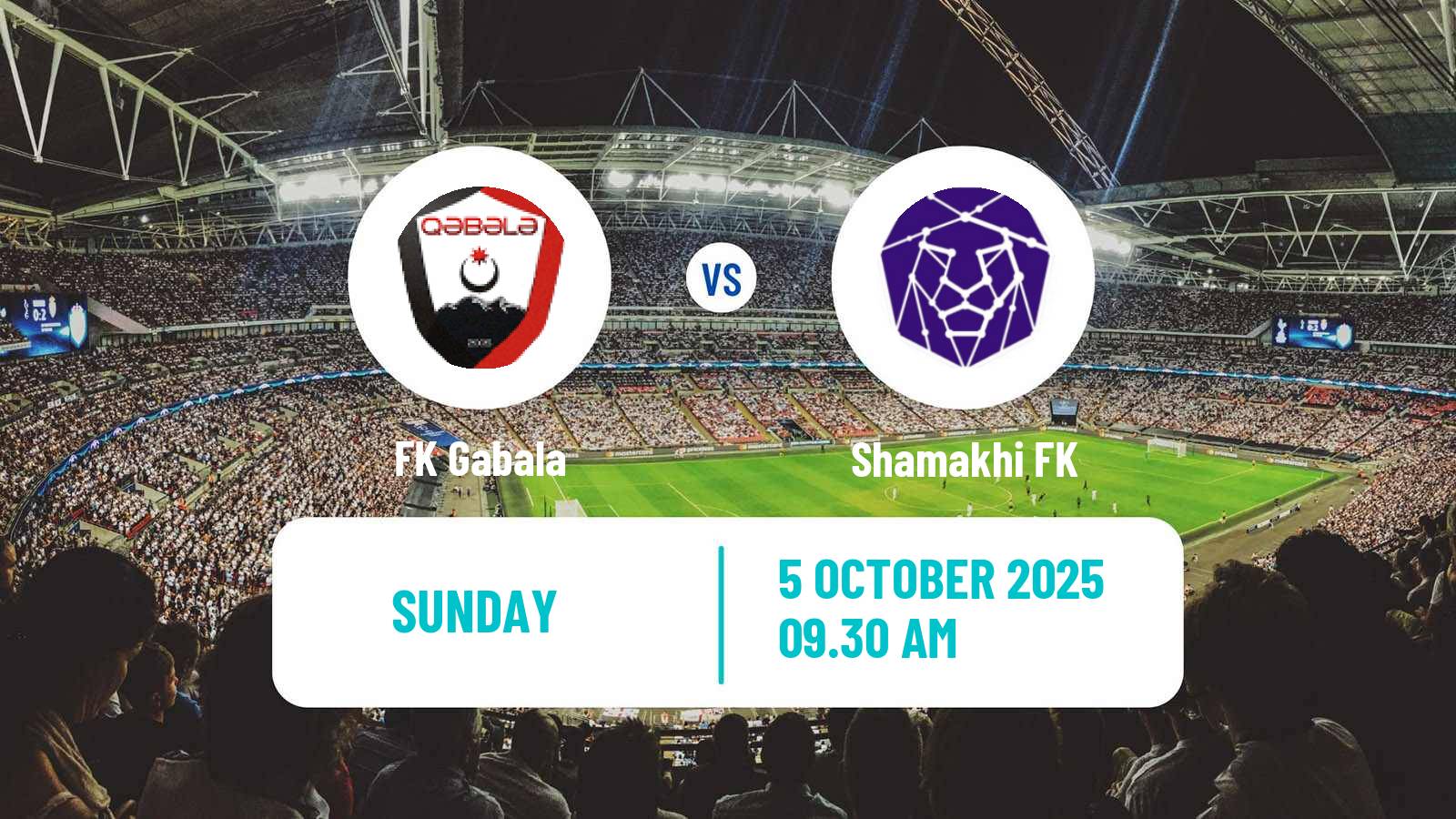 Soccer Azerbaijan Premier League Gabala - Shamakhi