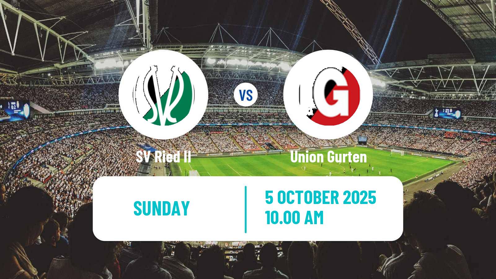 Soccer Austrian Regionalliga Central Ried II - Union Gurten