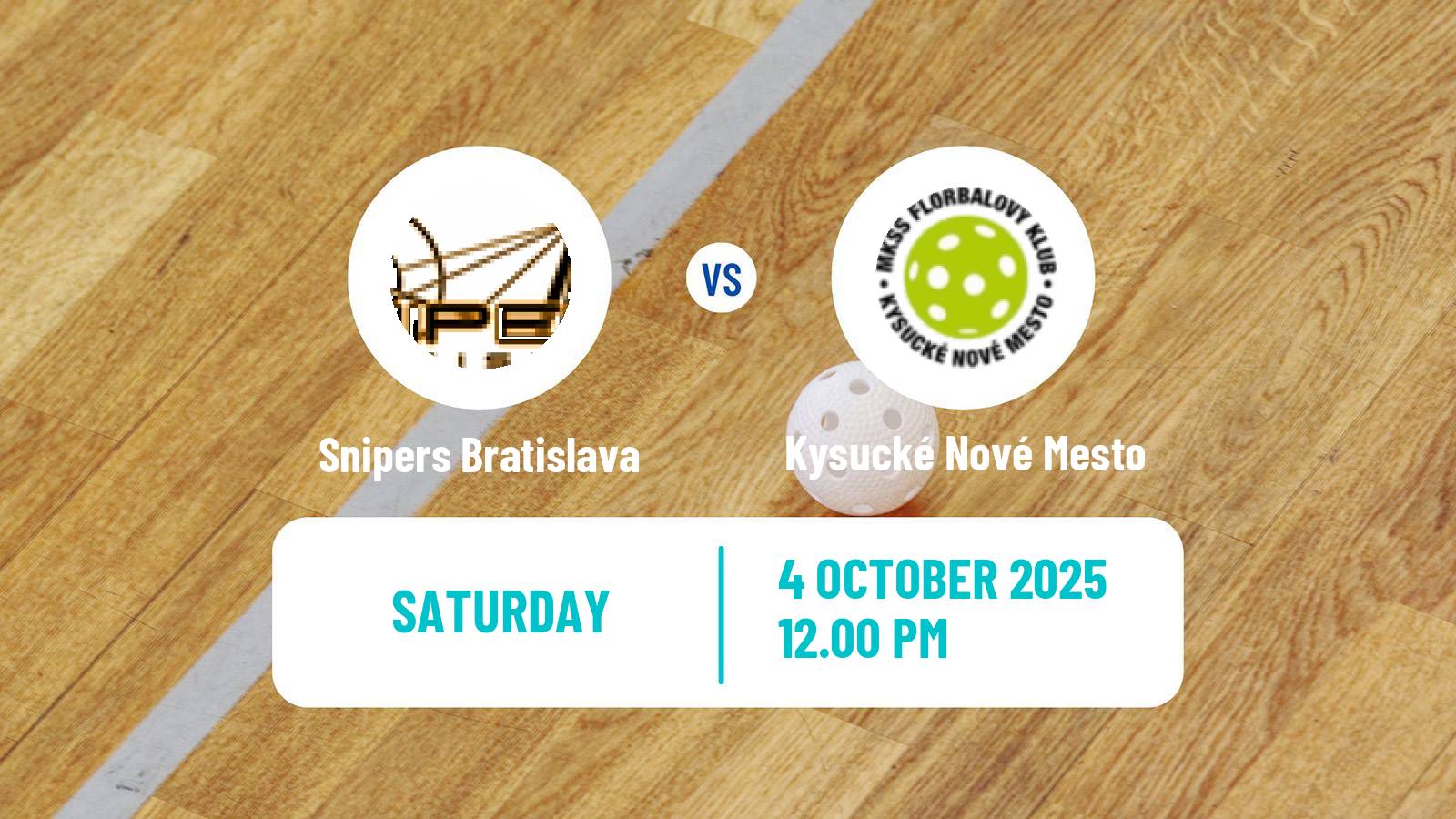 Floorball Slovak Extraliga Floorball Women Snipers Bratislava - Kysucké Nové Mesto