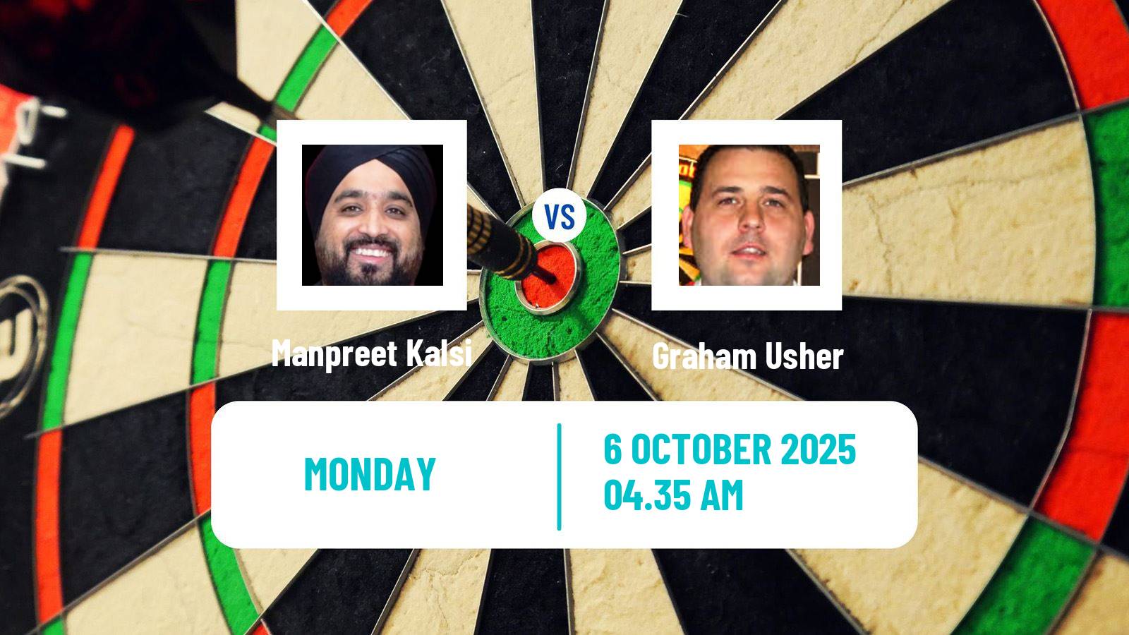 Darts Modus Super Series Manpreet Kalsi - Graham Usher
