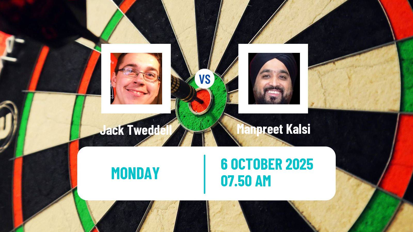 Darts Modus Super Series Jack Tweddell - Manpreet Kalsi