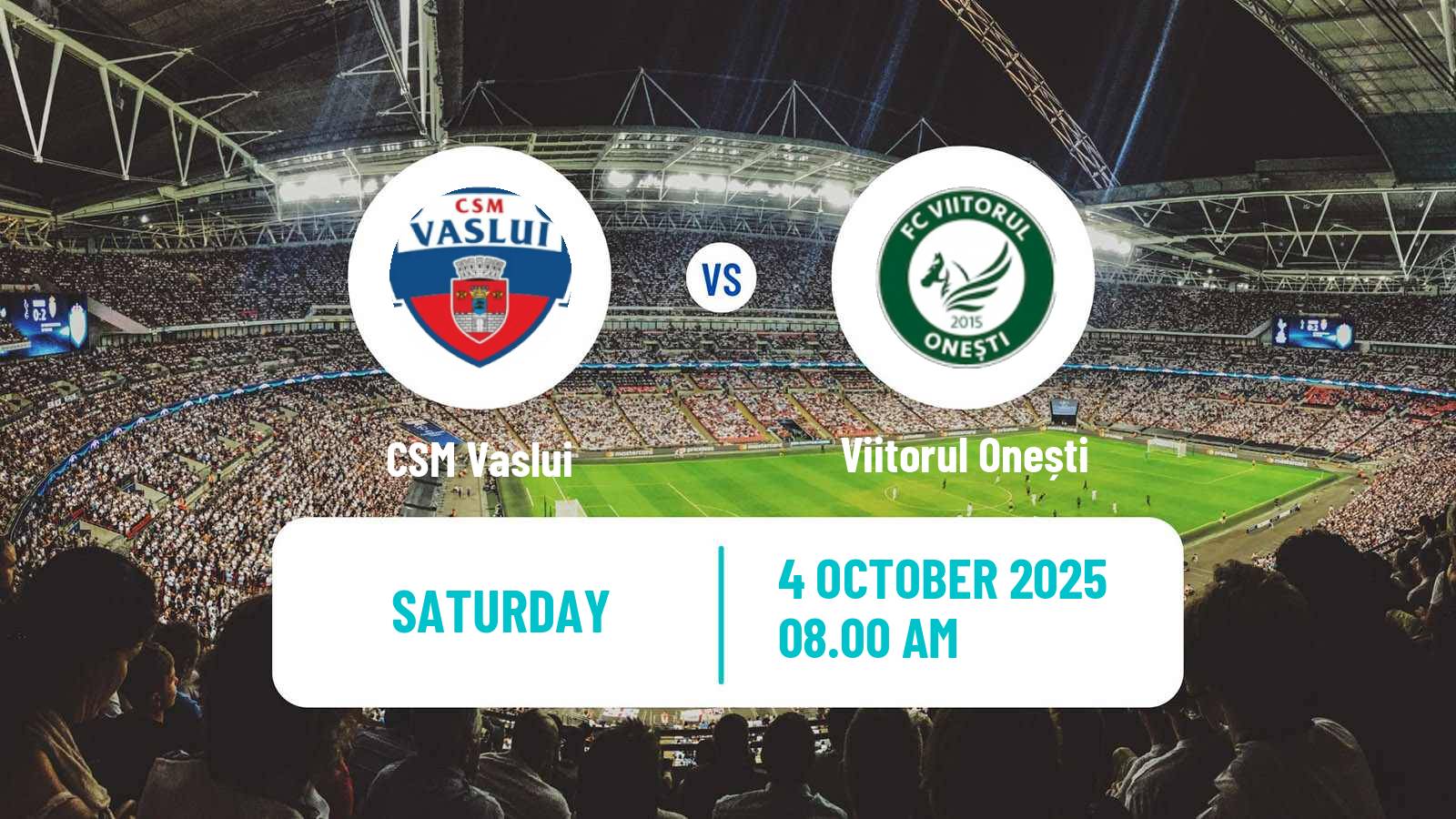 Soccer Romanian Liga 3 - Seria 1 CSM Vaslui - Viitorul Onești