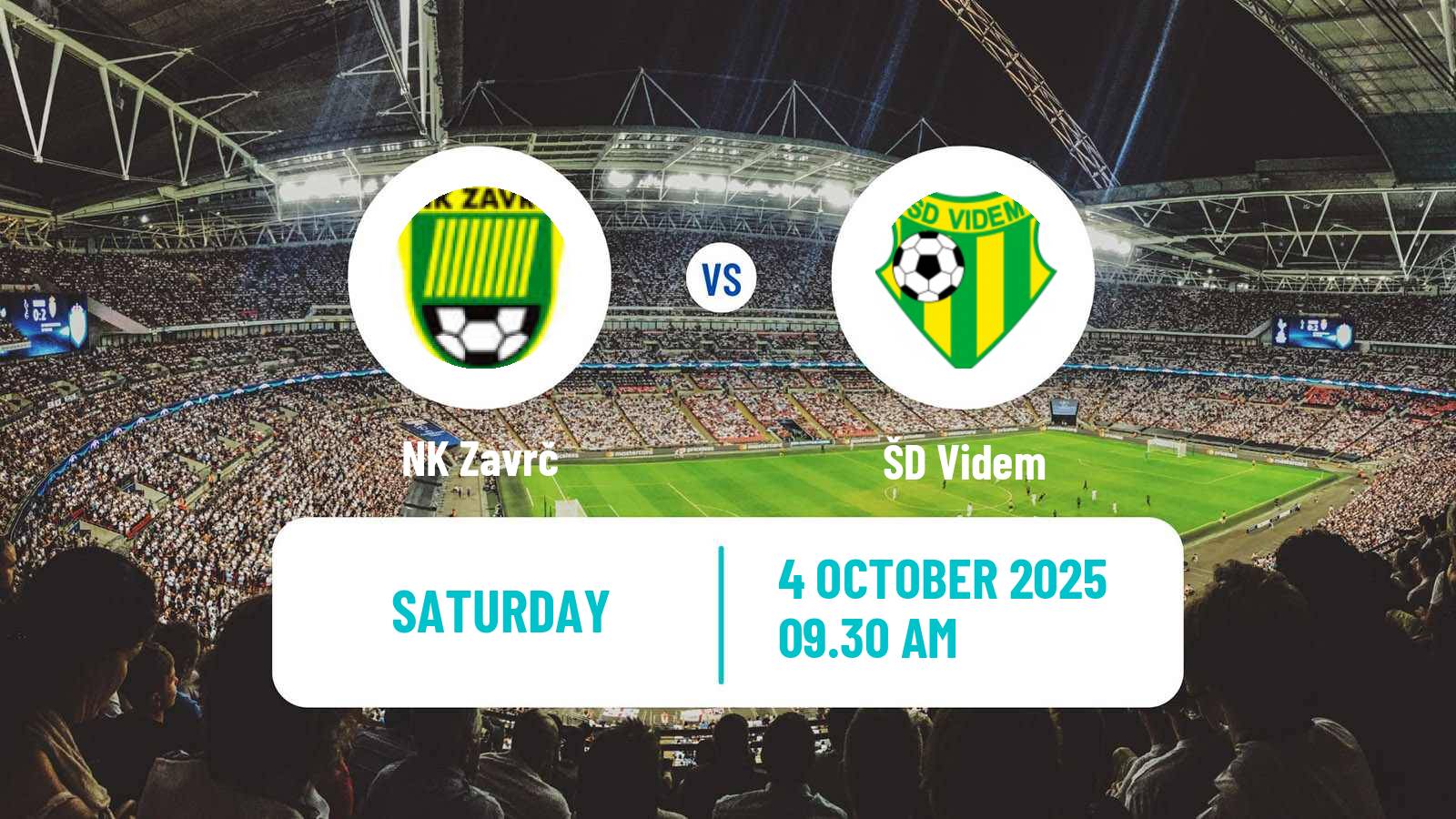 Soccer Slovenian 3 SNL East Zavrč - Videm