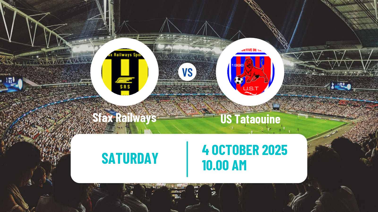 Soccer Tunisian Ligue 2 Sfax Railways - Tataouine