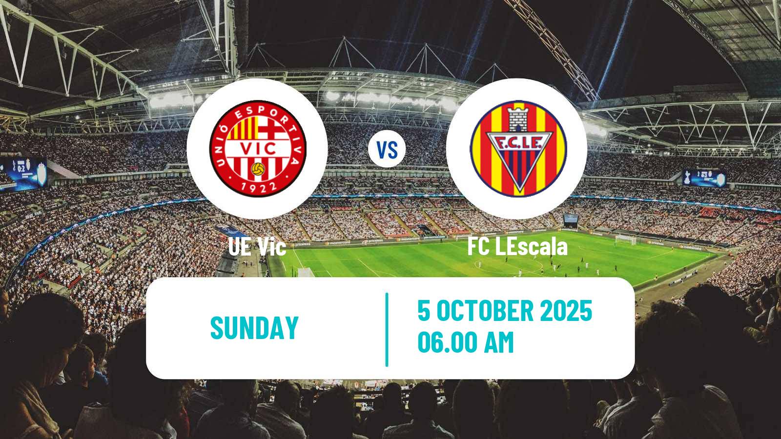Soccer Spanish Tercera RFEF - Group 5 Vic - LEscala