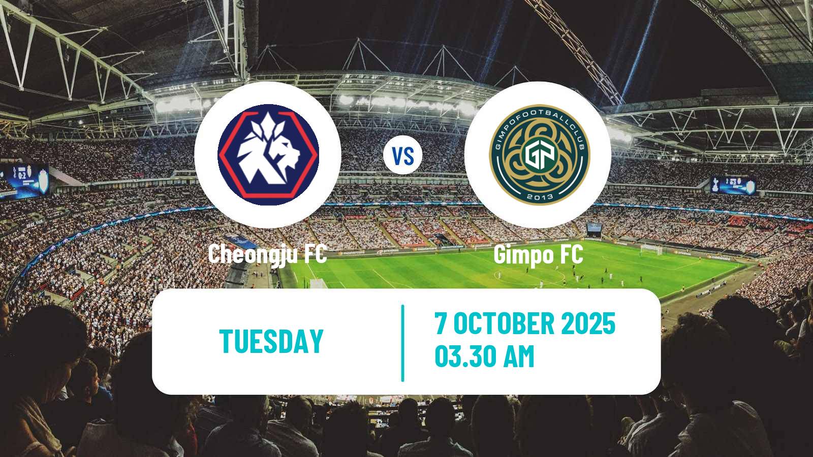 Soccer South Korean K-League 2 Cheongju - Gimpo