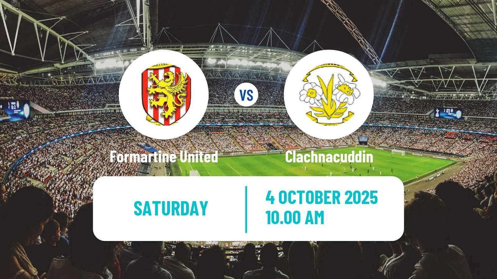 Soccer Scottish Highland League Formartine United - Clachnacuddin