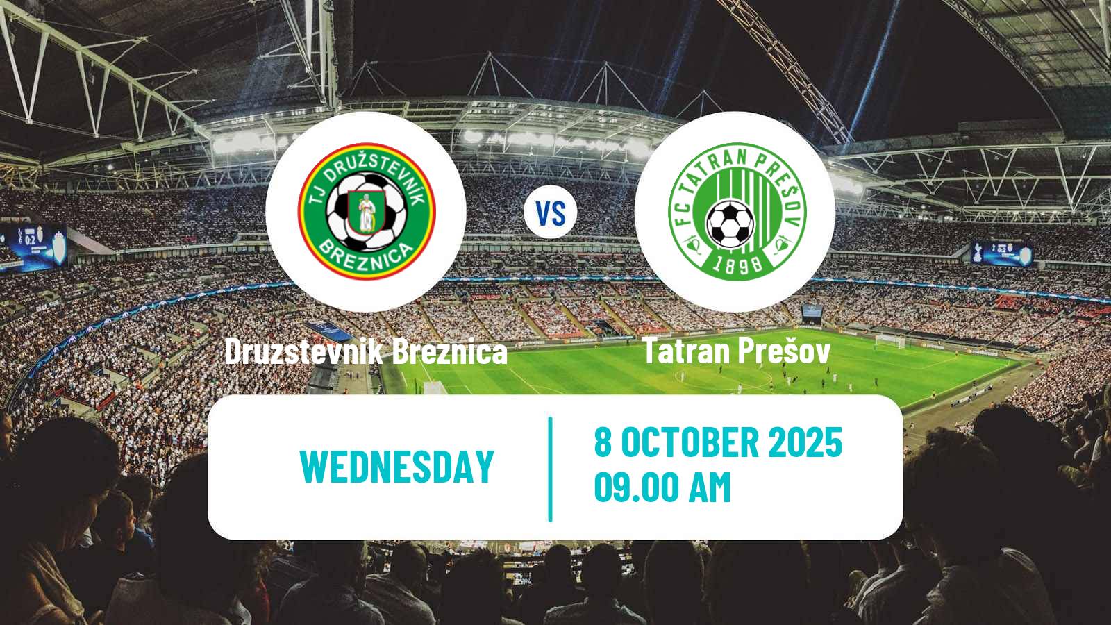 Soccer Slovak Cup Druzstevnik Breznica - Tatran Prešov