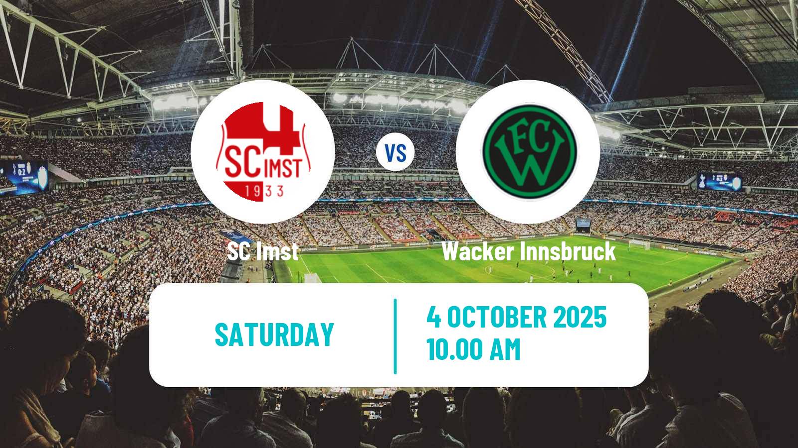 Soccer Austrian Regionalliga West Imst - Wacker Innsbruck