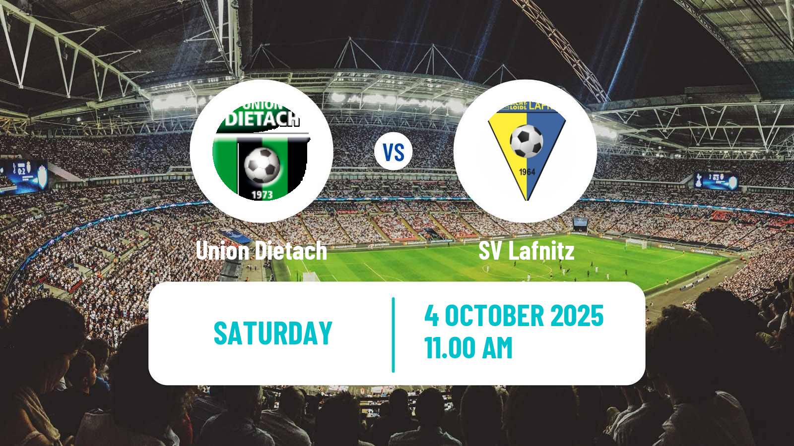 Soccer Austrian Regionalliga Central Union Dietach - Lafnitz