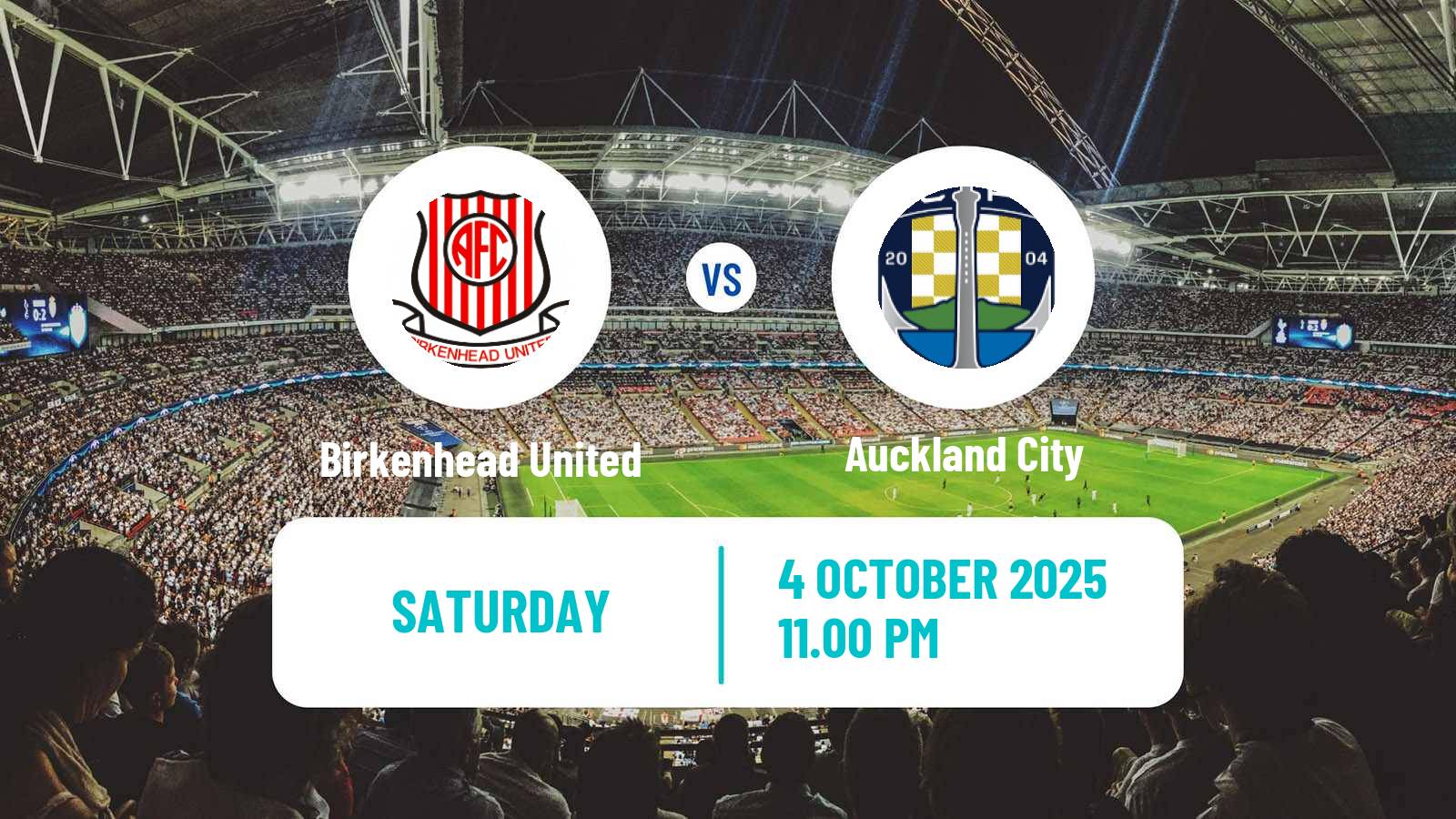 Soccer New Zealand National League Birkenhead United - Auckland City