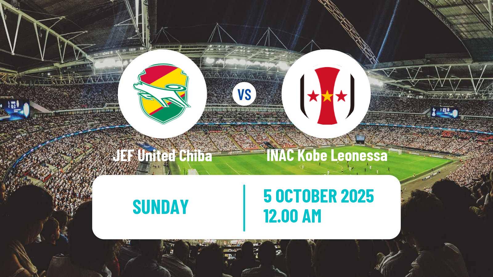 Soccer Japan WE League Women JEF United Chiba - INAC Kobe Leonessa