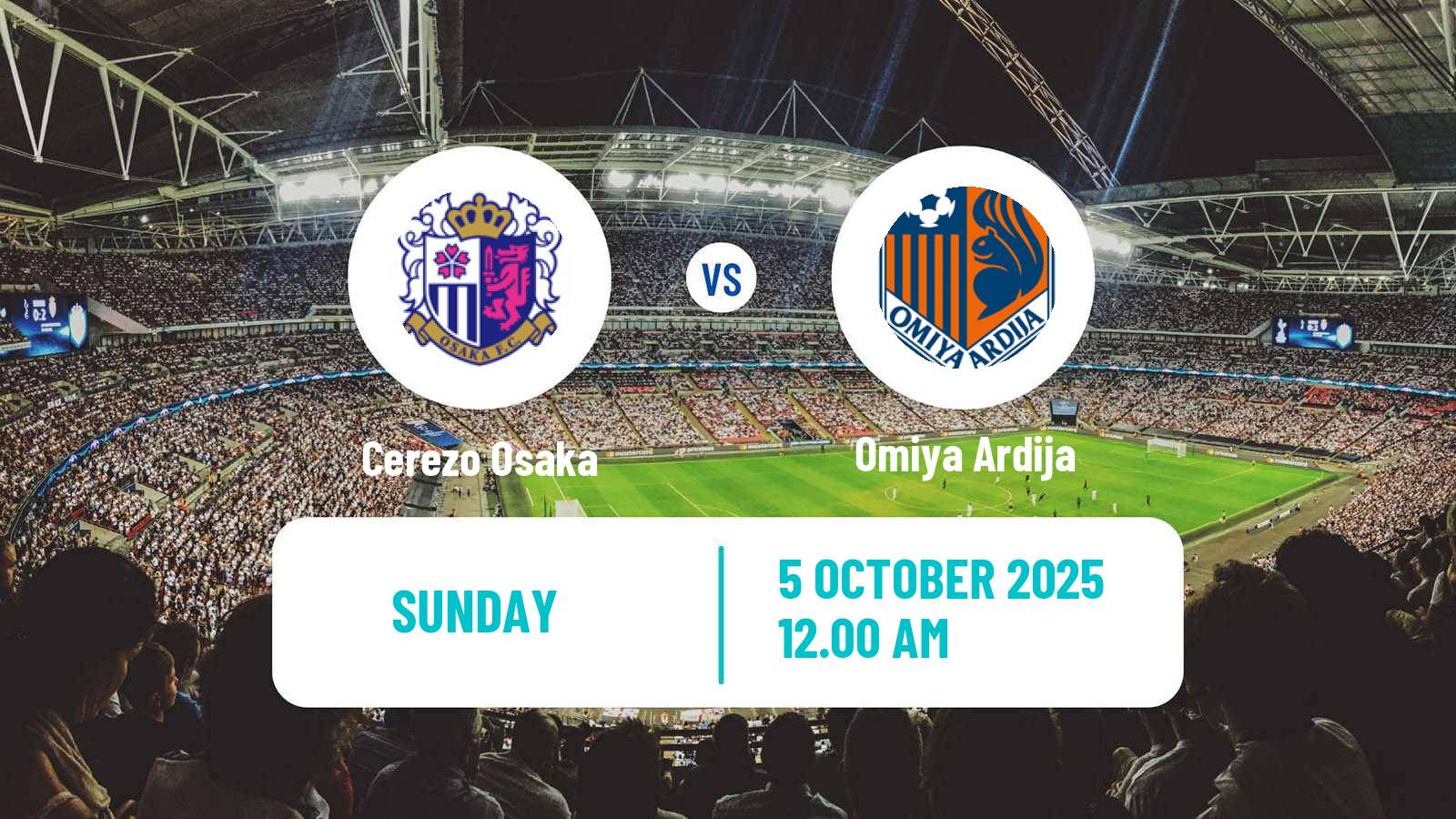 Soccer Japan WE League Women Cerezo Osaka - Omiya Ardija