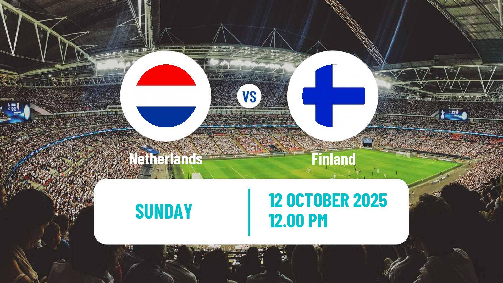Soccer FIFA World Cup Netherlands - Finland