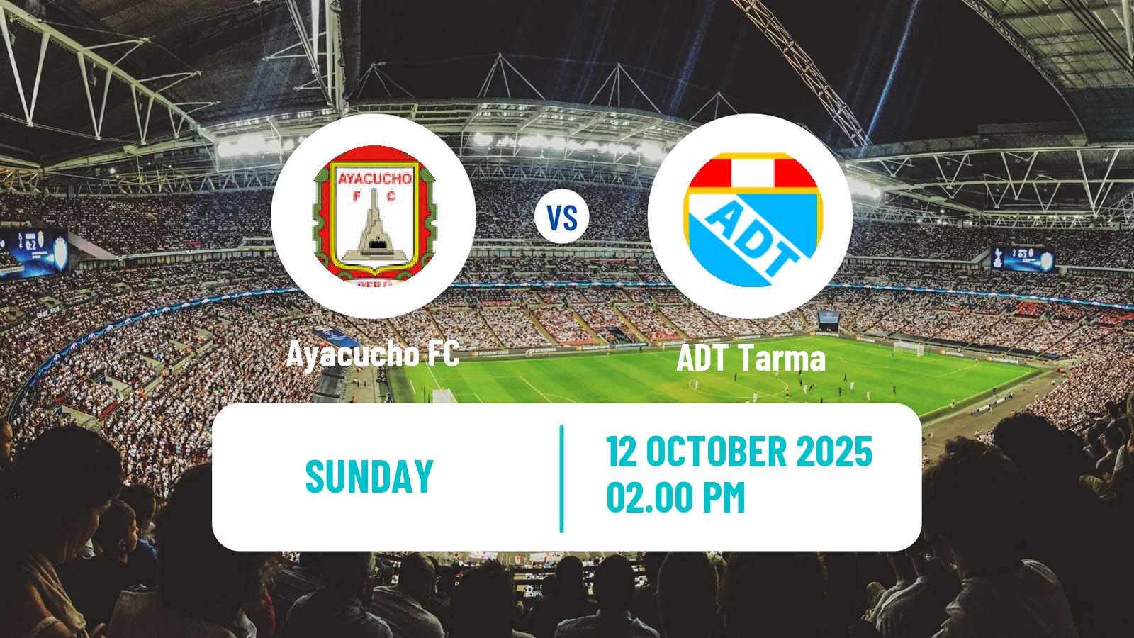 Soccer Peruvian Liga 1 Ayacucho - ADT Tarma