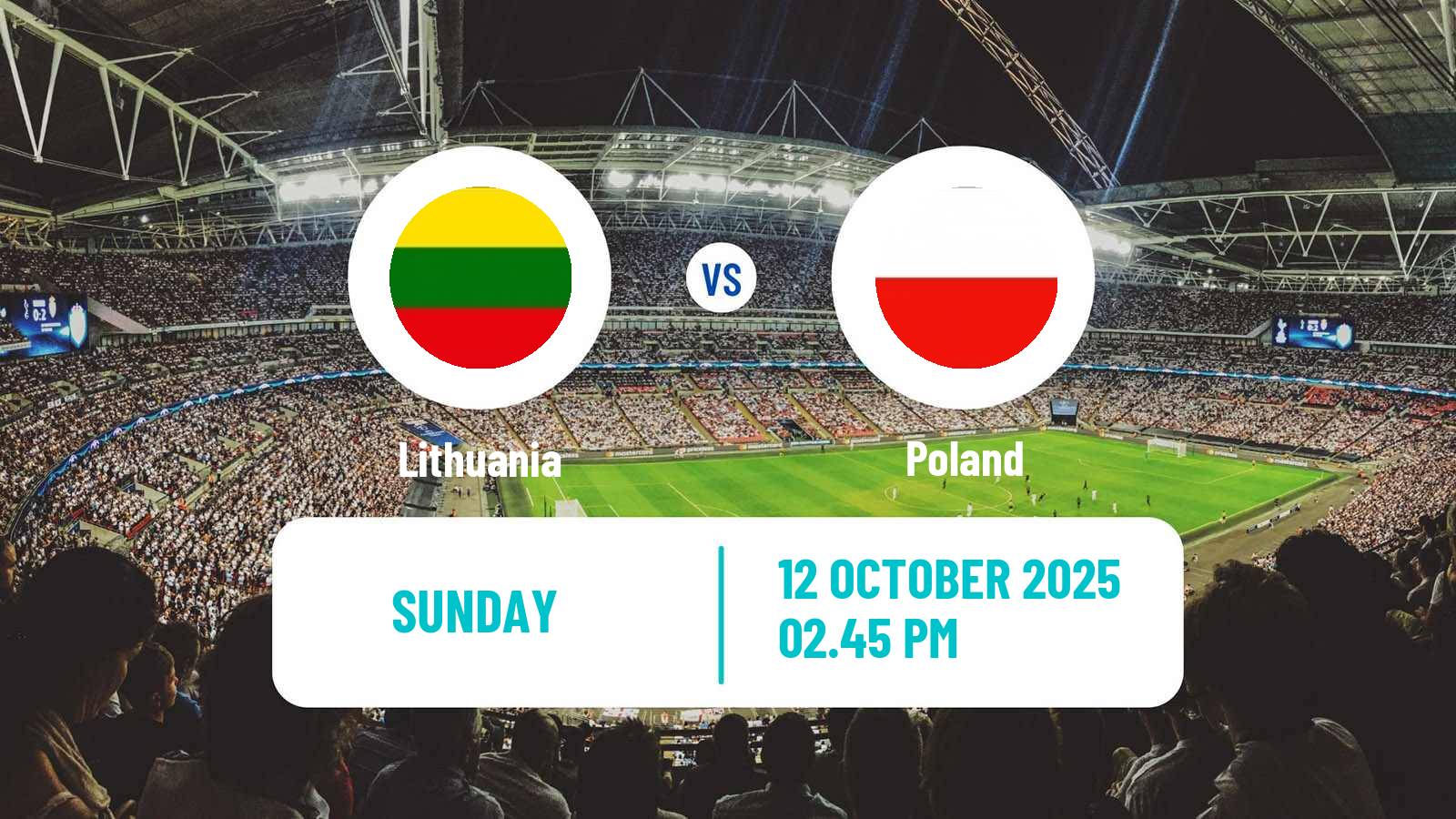 Soccer FIFA World Cup Lithuania - Poland