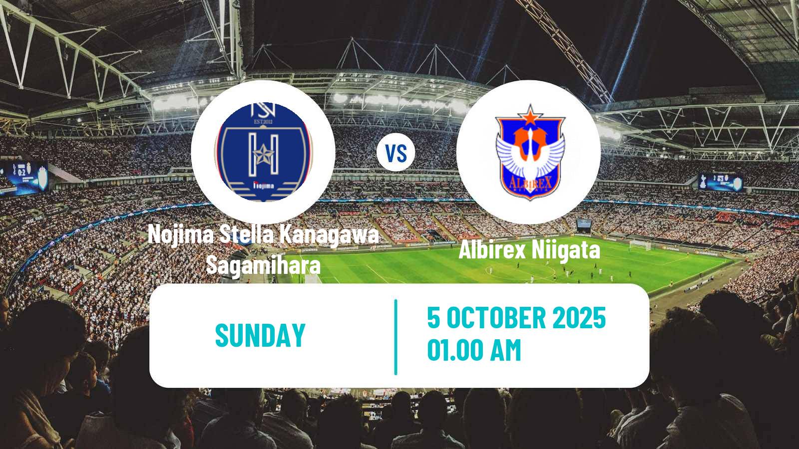 Soccer Japan WE League Women Nojima Stella Kanagawa Sagamihara - Albirex Niigata