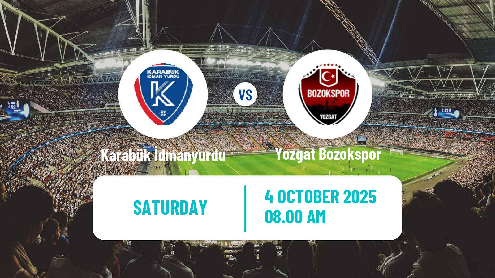 Soccer Turkish 3 Lig Group 3 Karabük İdmanyurdu - Yozgat Bozokspor