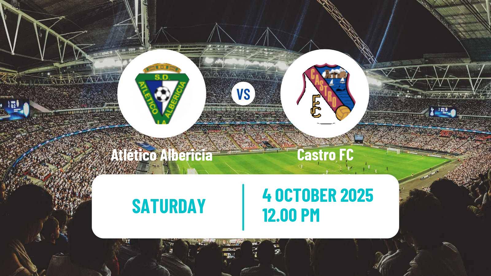 Soccer Spanish Tercera RFEF - Group 3 Atlético Albericia - Castro