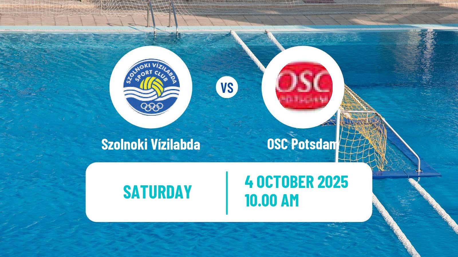 Water polo Euro Cup Water Polo Szolnoki Vízilabda - Potsdam