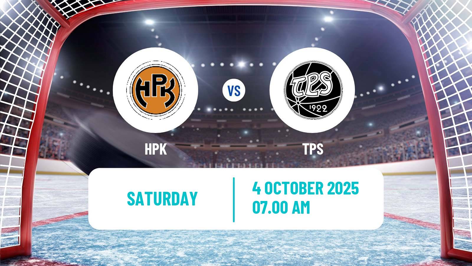 Hockey Finnish Liiga Hockey Women HPK - TPS