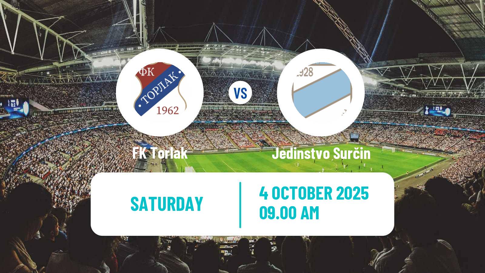Soccer Serbian Srpska Liga - Belgrade Torlak - Jedinstvo Surčin