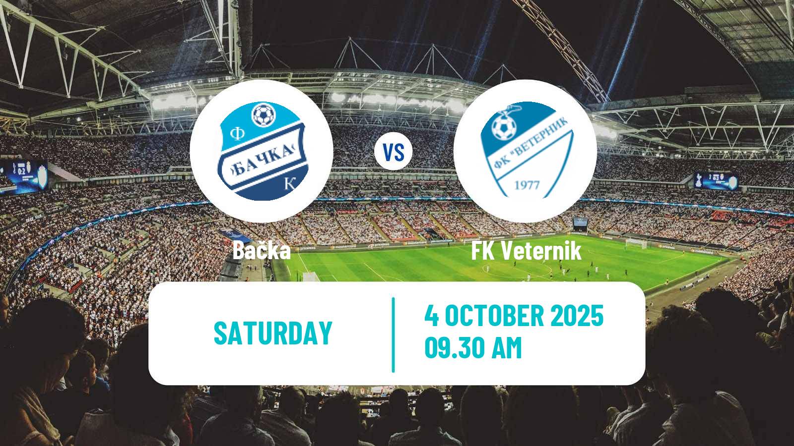 Soccer Serbian Srpska Liga - Vojvodina Bačka - Veternik