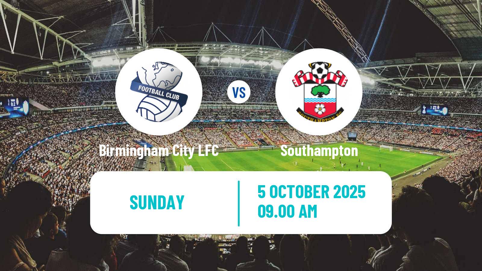 Soccer English Women Championship Birmingham City LFC - Southampton