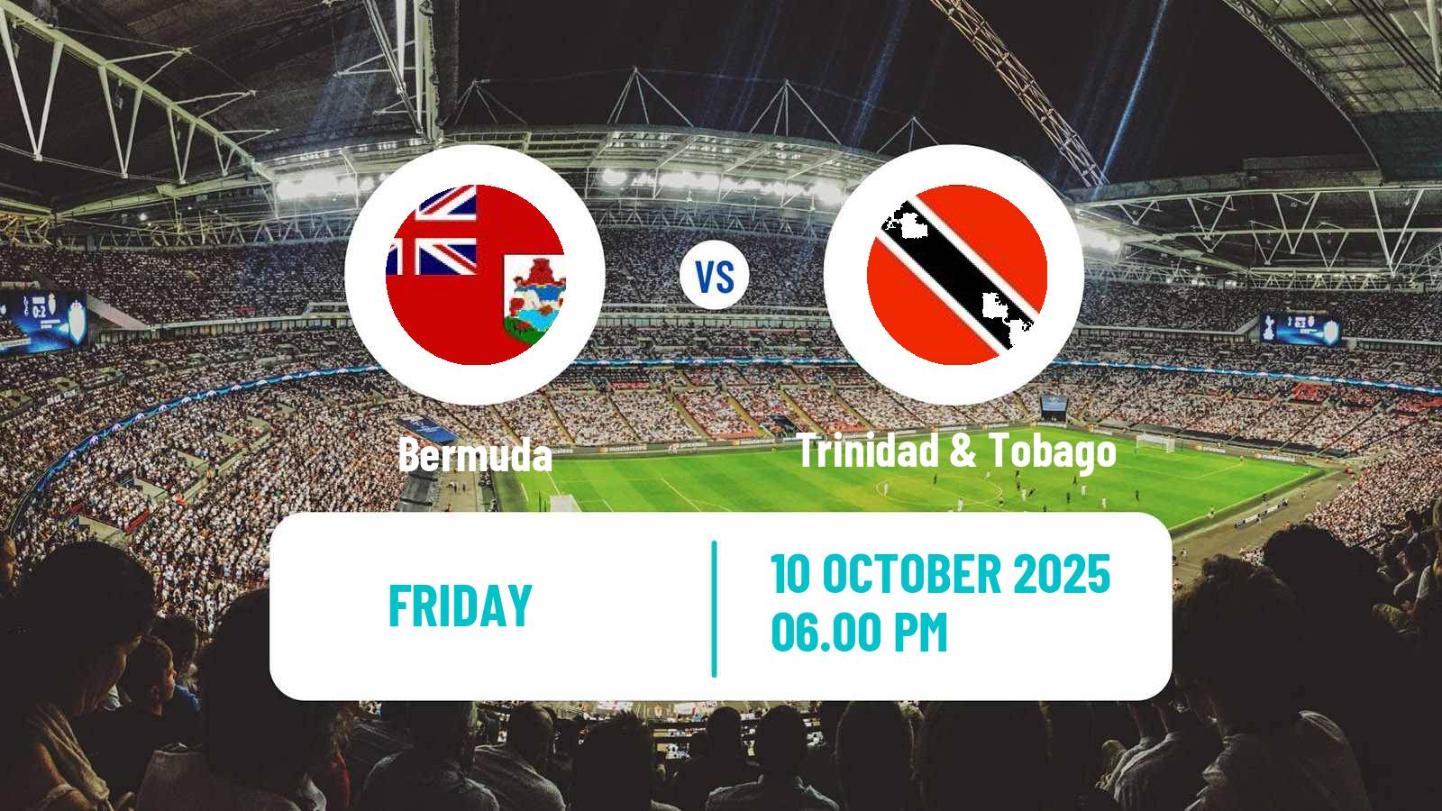 Soccer FIFA World Cup Bermuda - Trinidad & Tobago