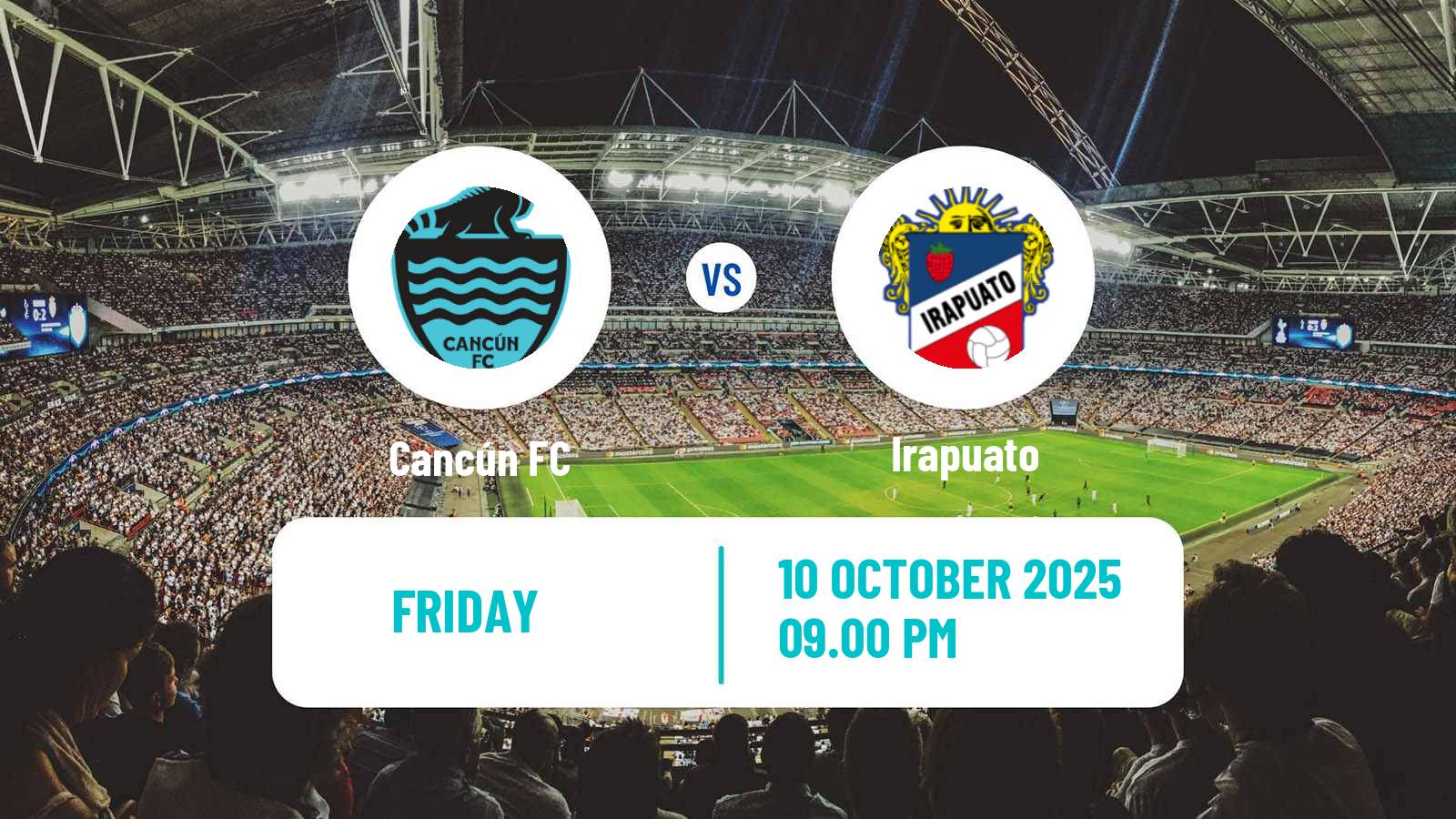 Soccer Mexican Liga de Expansion MX Cancún - Irapuato