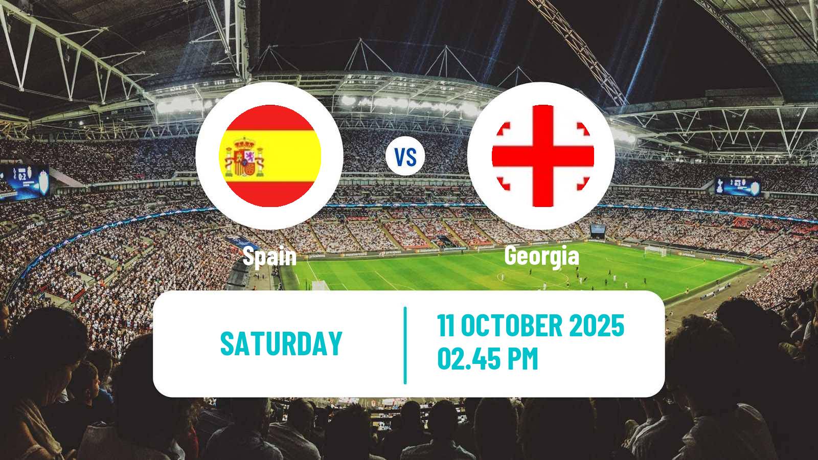 Soccer FIFA World Cup Spain - Georgia