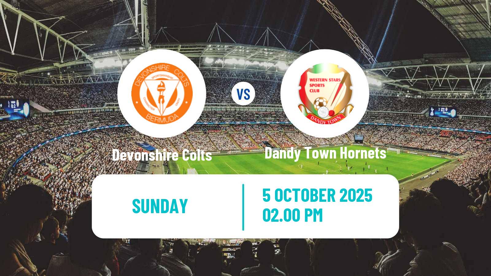 Soccer Bermudian Premier Division Devonshire Colts - Dandy Town Hornets