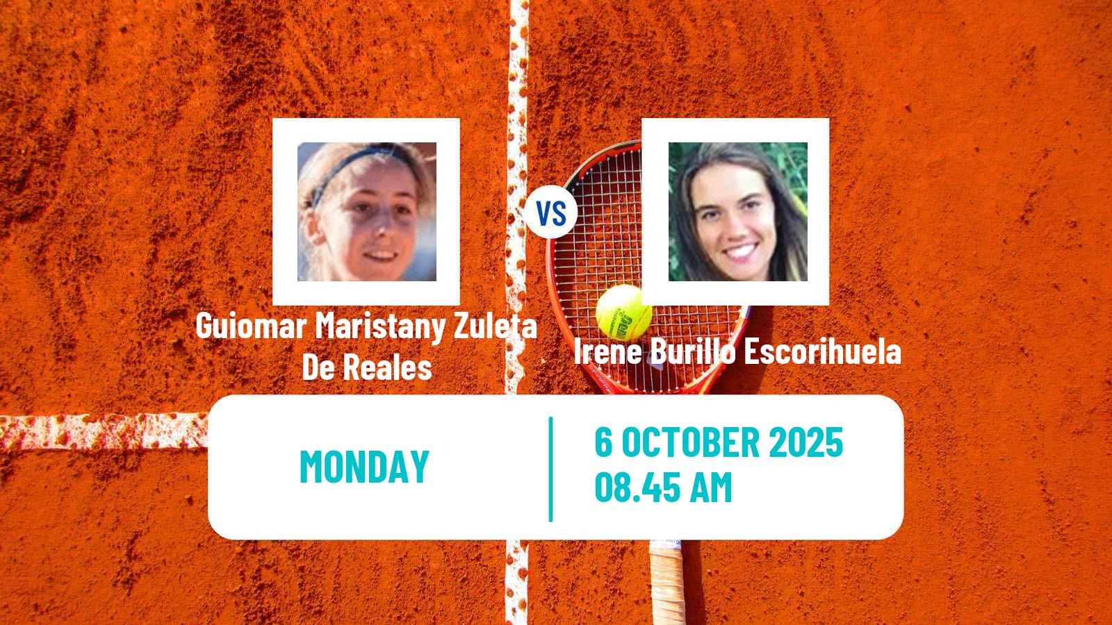 Tennis Mallorca Challenger Women Guiomar Maristany Zuleta De Reales - Irene Burillo Escorihuela