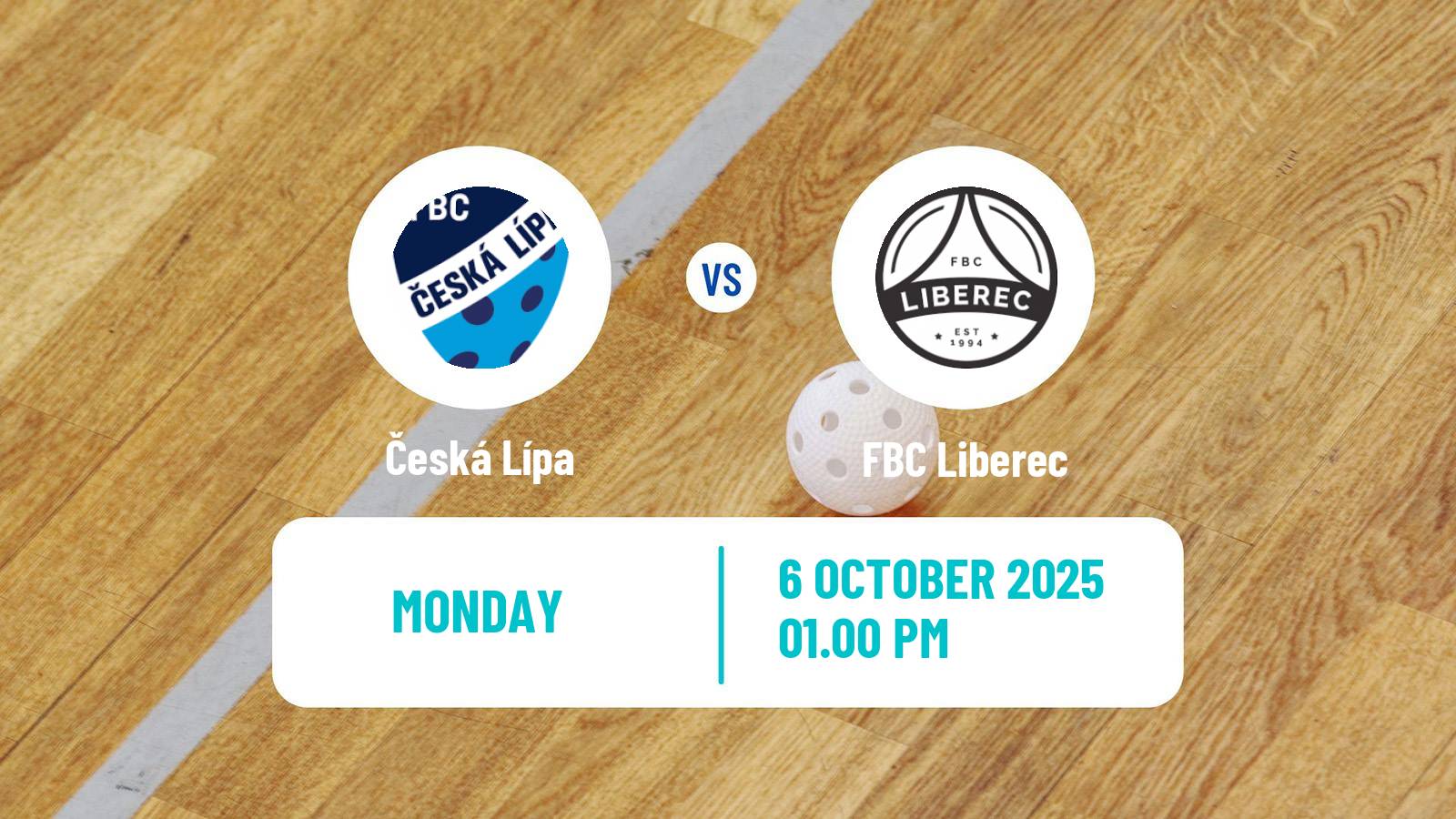 Floorball Czech Superliga Floorball Česká Lípa - FBC Liberec