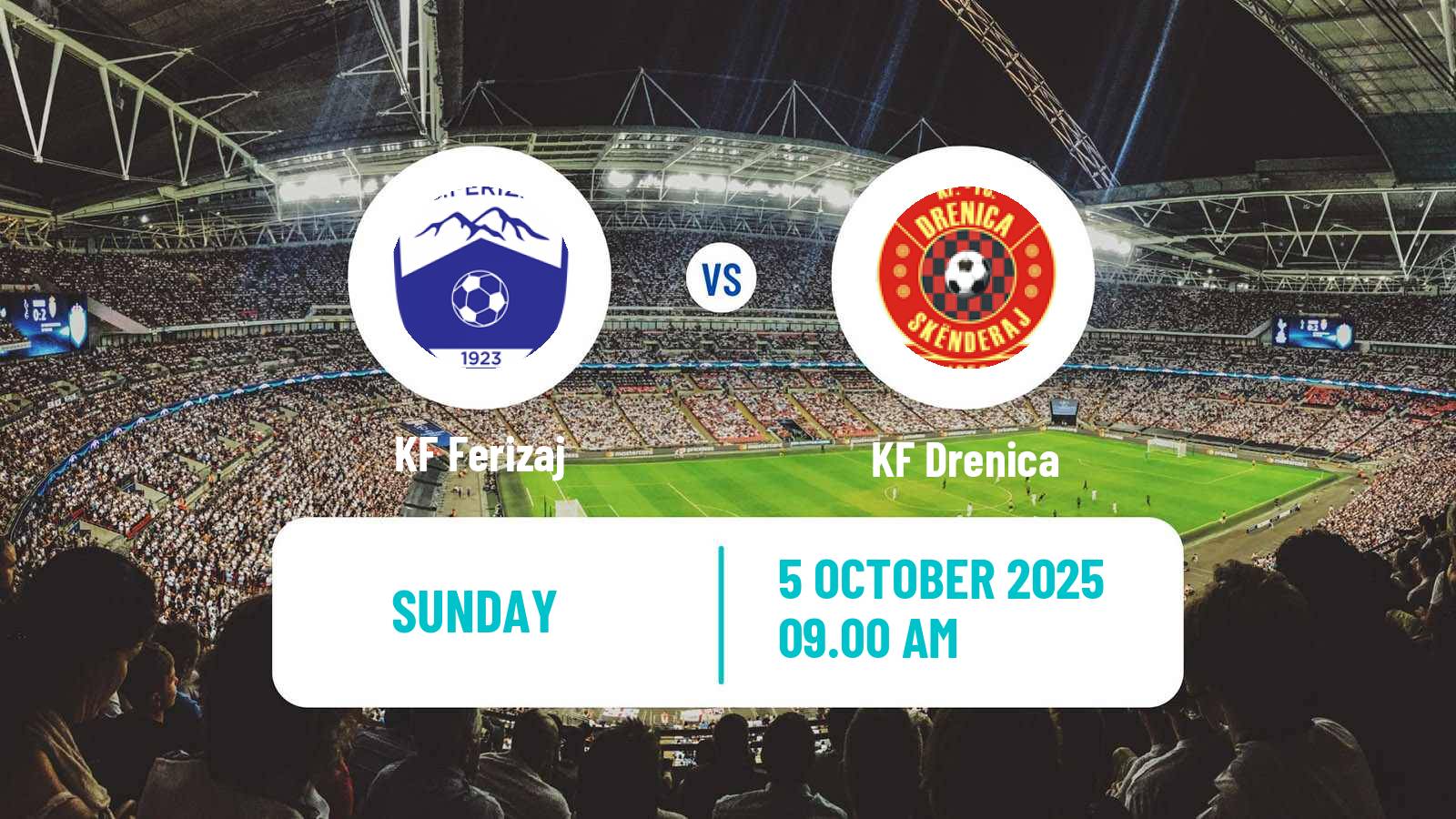 Soccer Kosovo Superliga Ferizaj - Drenica
