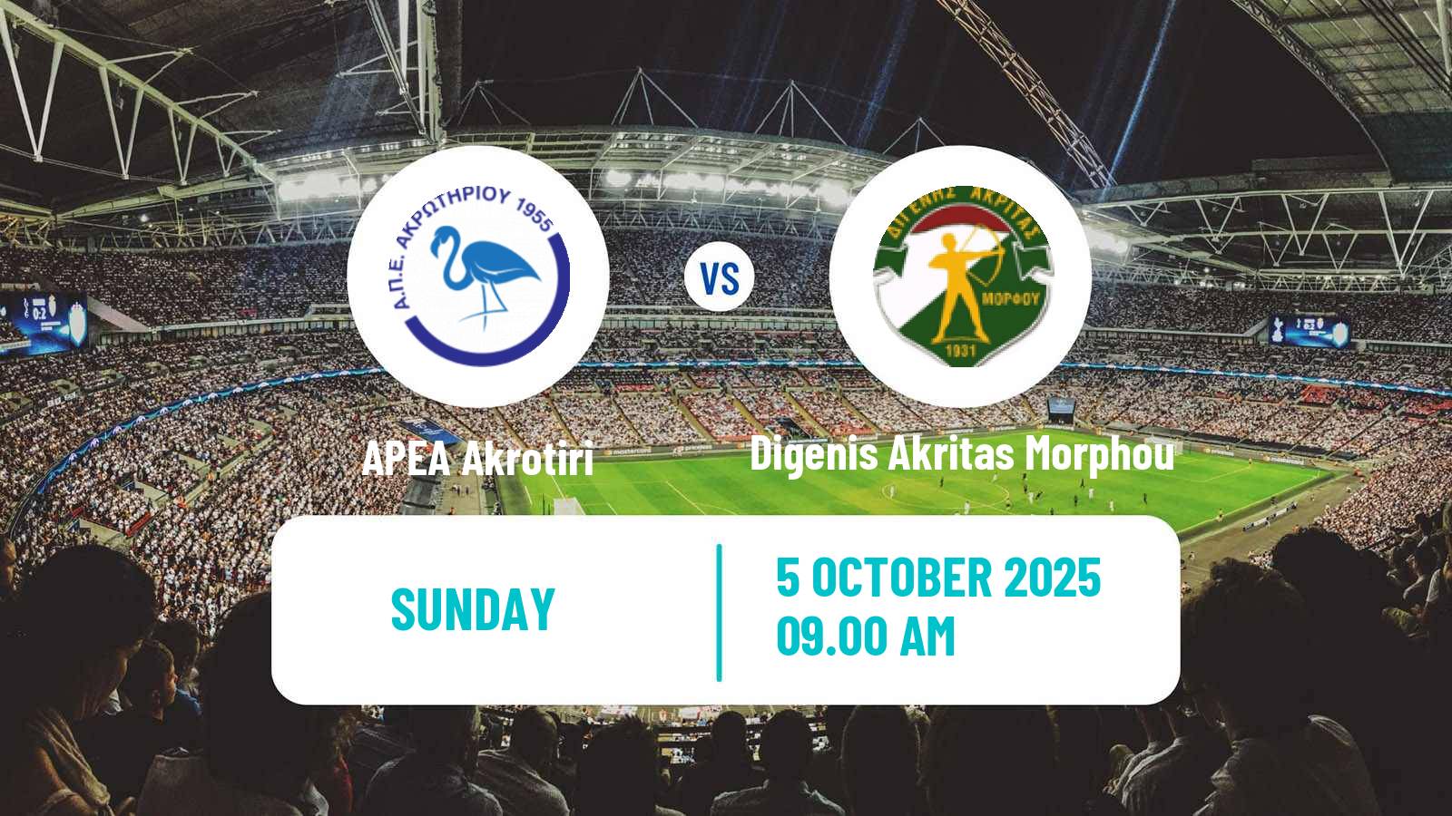 Soccer Cypriot Division 2 APEA Akrotiri - Digenis Akritas Morphou