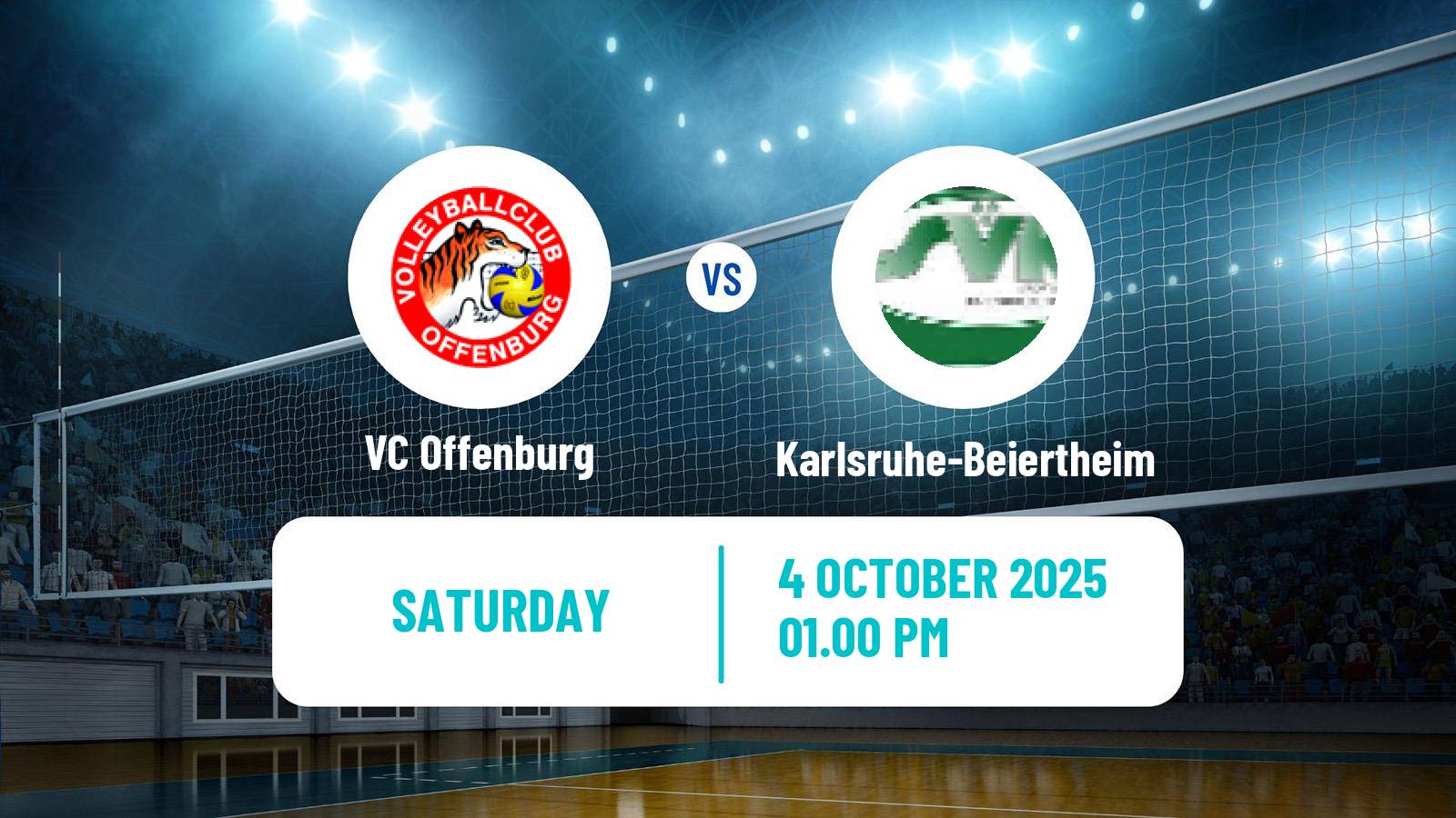 Volleyball German 2 Bundesliga South Volleyball Women Offenburg - Karlsruhe-Beiertheim