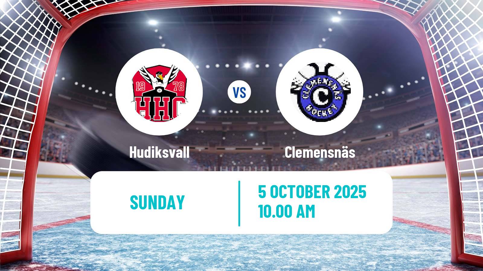 Hockey Swedish HockeyEttan Norra Hudiksvall - Clemensnäs