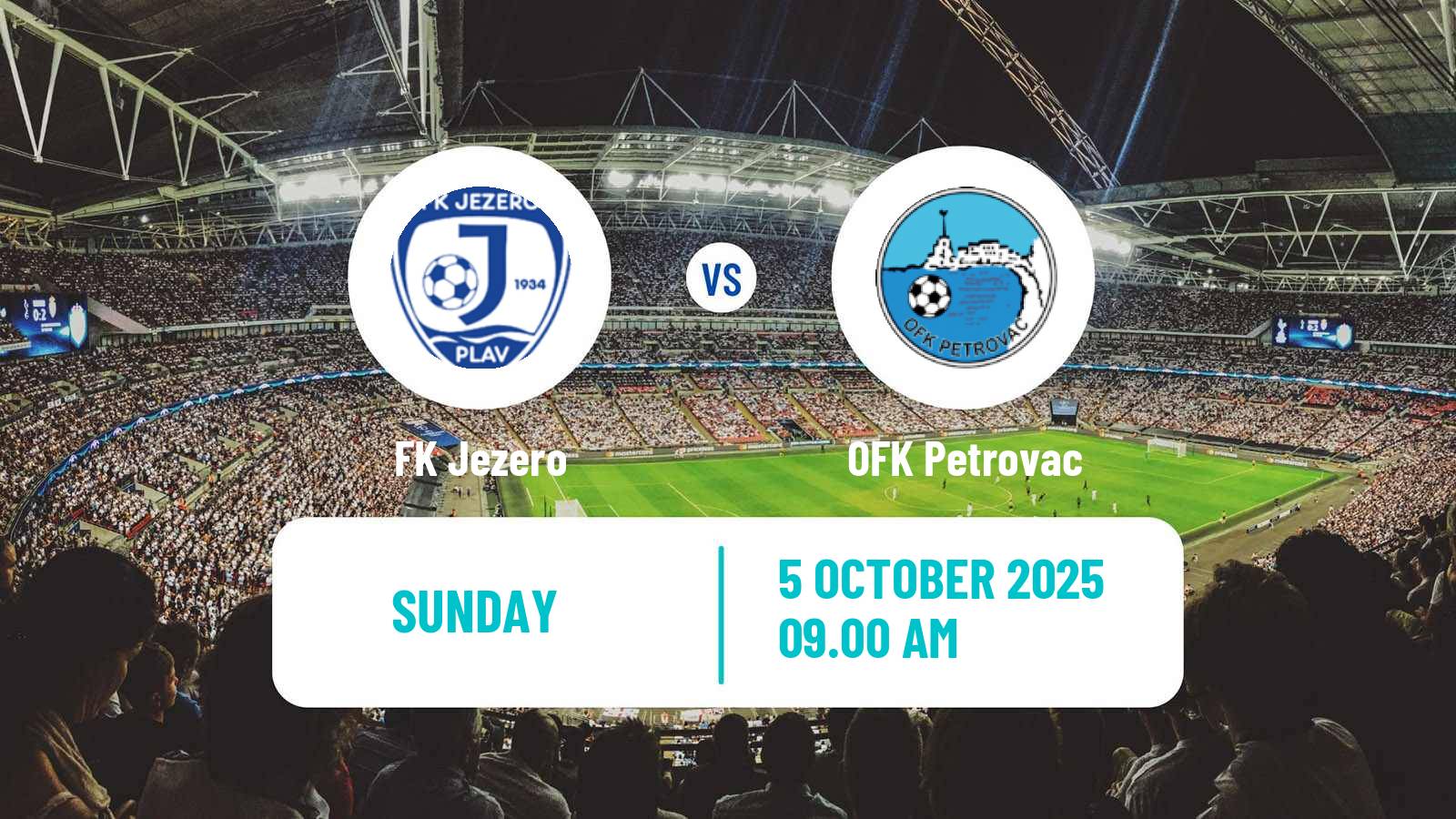 Soccer Montenegrin First League Jezero - Petrovac