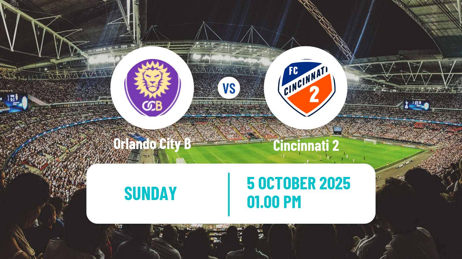 Soccer MLS Next Pro Orlando City B - Cincinnati 2