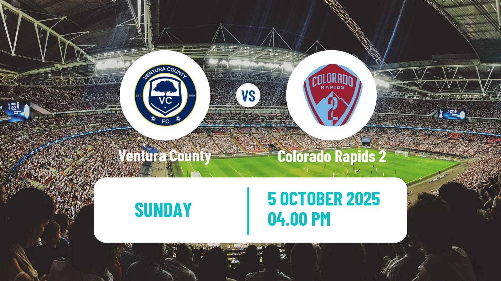Soccer MLS Next Pro Ventura County - Colorado Rapids 2